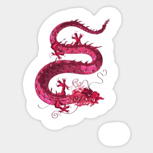 Far Eastern Dragon Sticker